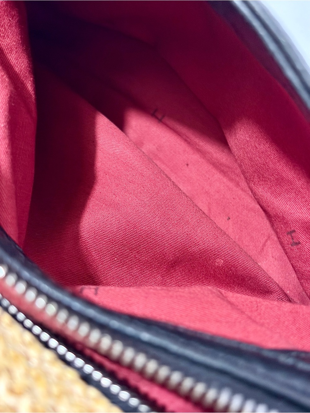 Hammitt Daniel Crossbody Clutch in Chaparral Raffia and gunmetal hardware - Picture 8 of 12